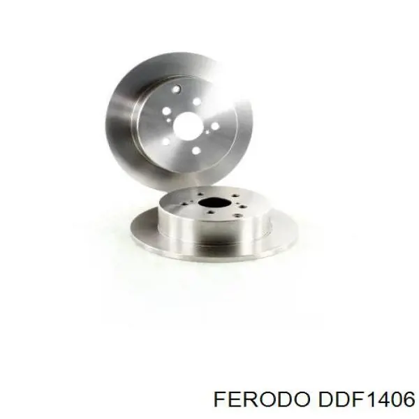 Купить DDF1406 Ferodo Диск тормозной задний