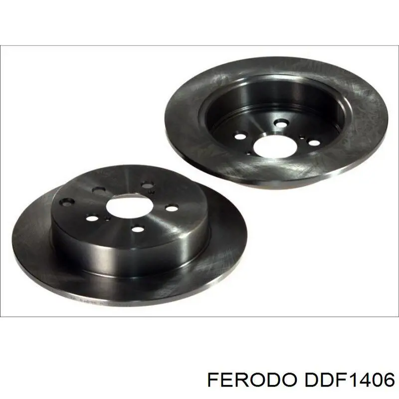 Купить DDF1406 Ferodo Диск тормозной задний