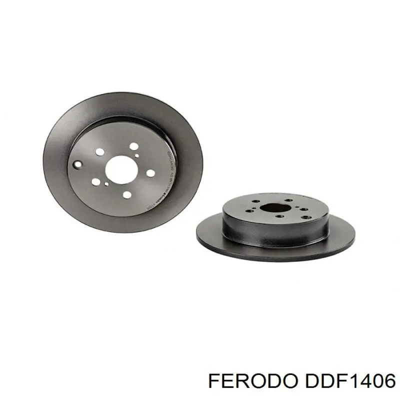 Тормозные диски DDF1406 Ferodo