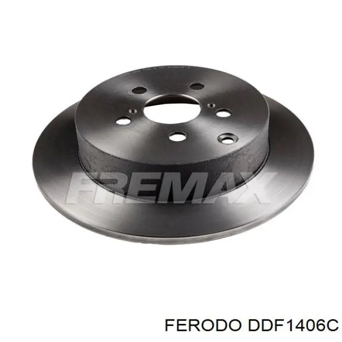 Задний дисковый тормоз Ferodo DDF1406C