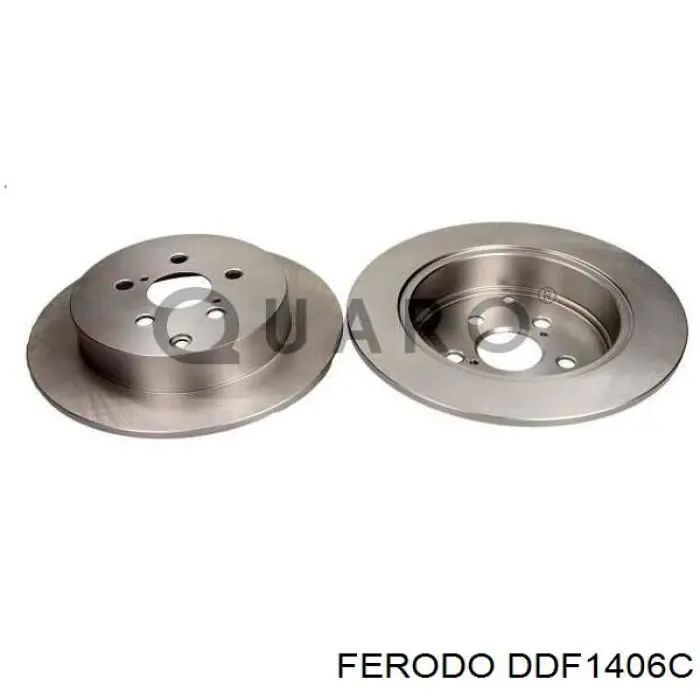 Купить DDF1406C Ferodo Диск тормозной задний