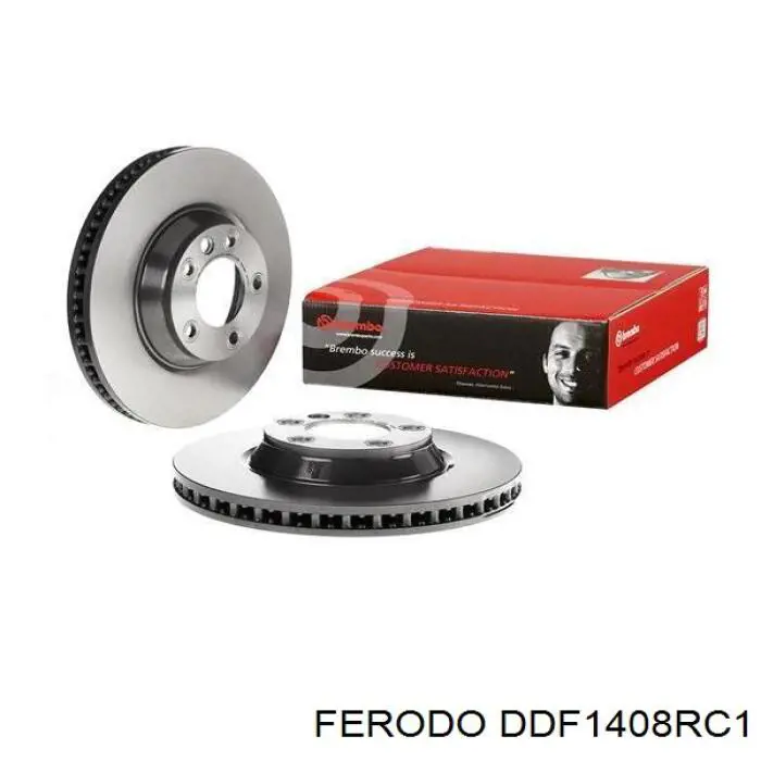 Передний тормозной диск Ferodo DDF1408RC1