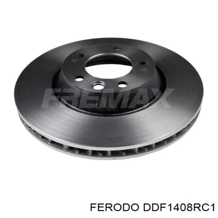 DDF1408RC1 Ferodo Диск тормозной передний