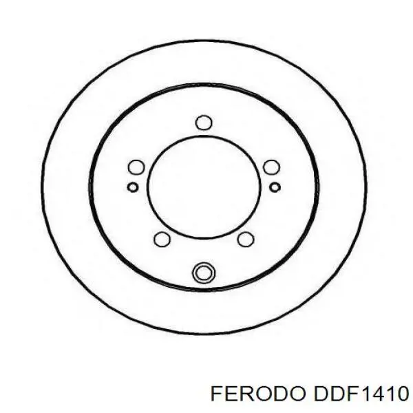 Тормозные диски DDF1410 Ferodo