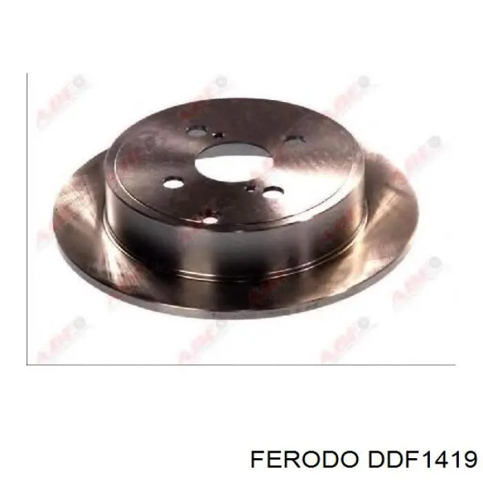 Disco de freno trasero DDF1419 Ferodo