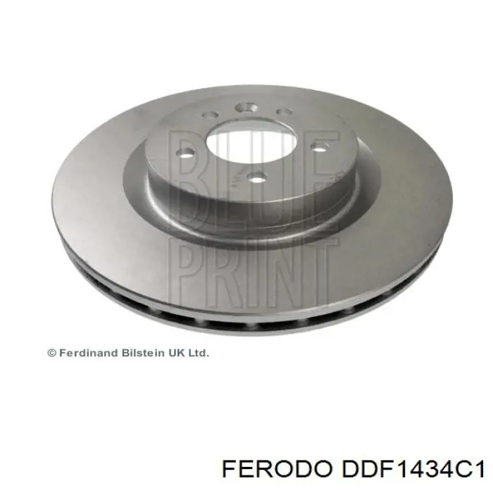 Передние тормозные диски DDF1434C1 Ferodo