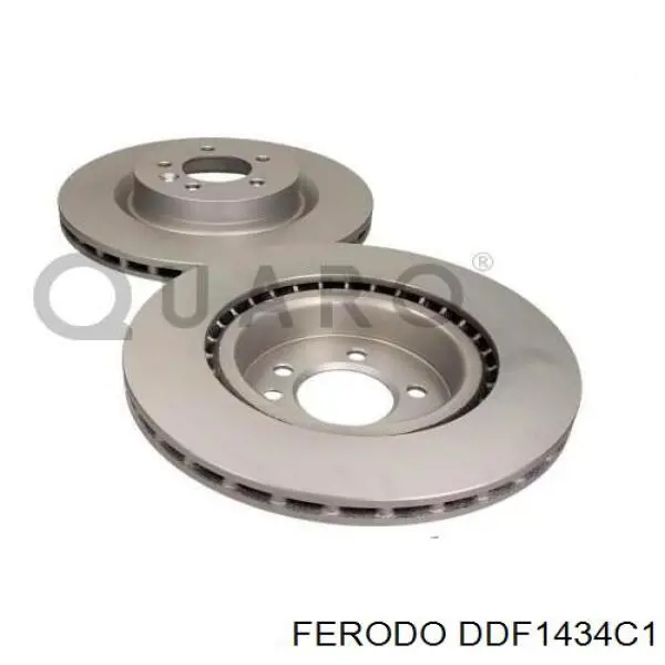 Тормоз дисковый передний Ferodo DDF1434C1 цена, от 100.21 USD