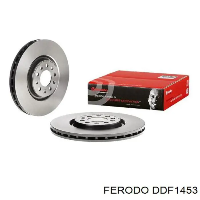 Freno de disco delantero DDF1453 Ferodo