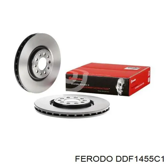 Передний тормозной диск Ferodo DDF1455C1