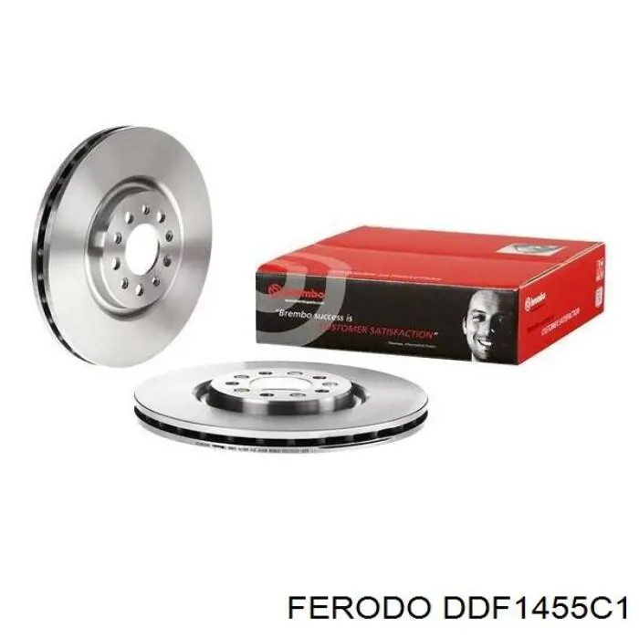 Тормоз дисковый передний Ferodo DDF1455C1 цена, от 73.60 USD