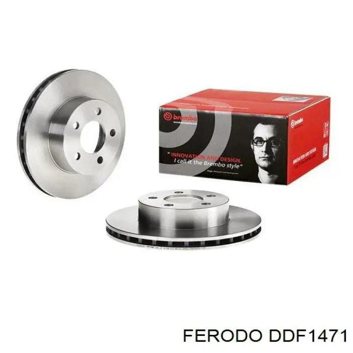 Тормоз дисковый передний Ferodo DDF1471 цена, от 44.12 USD