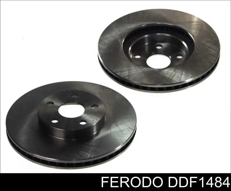 DDF1484 Ferodo диск тормозной передний