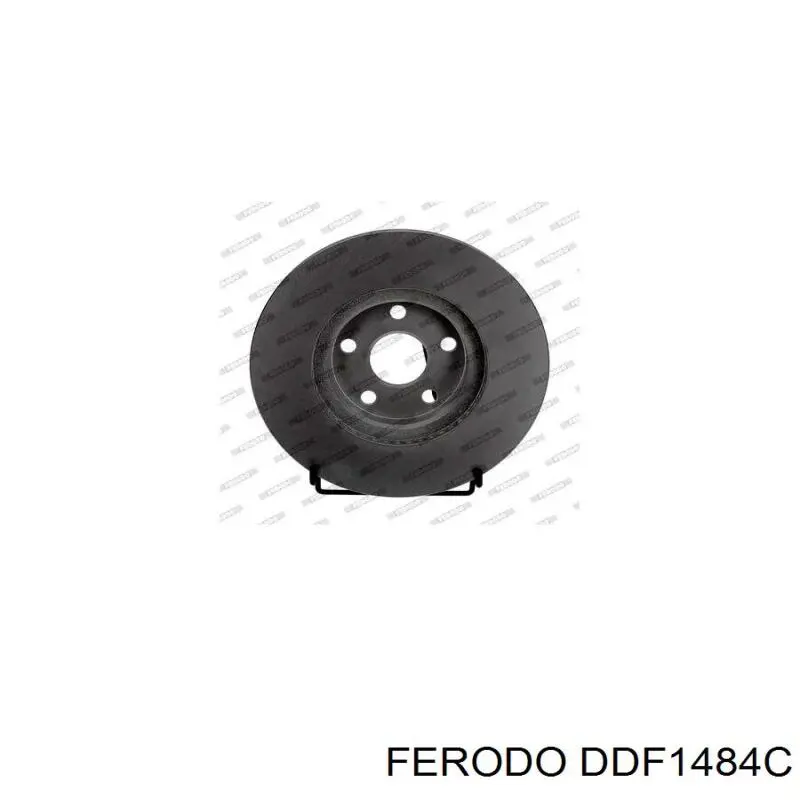 Freno de disco delantero DDF1484C Ferodo