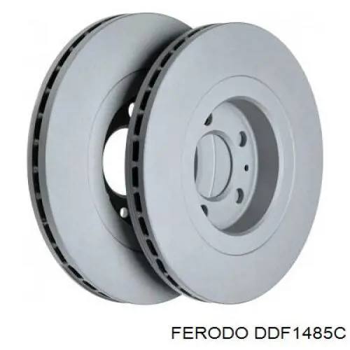 DDF1485C Ferodo диск тормозной задний