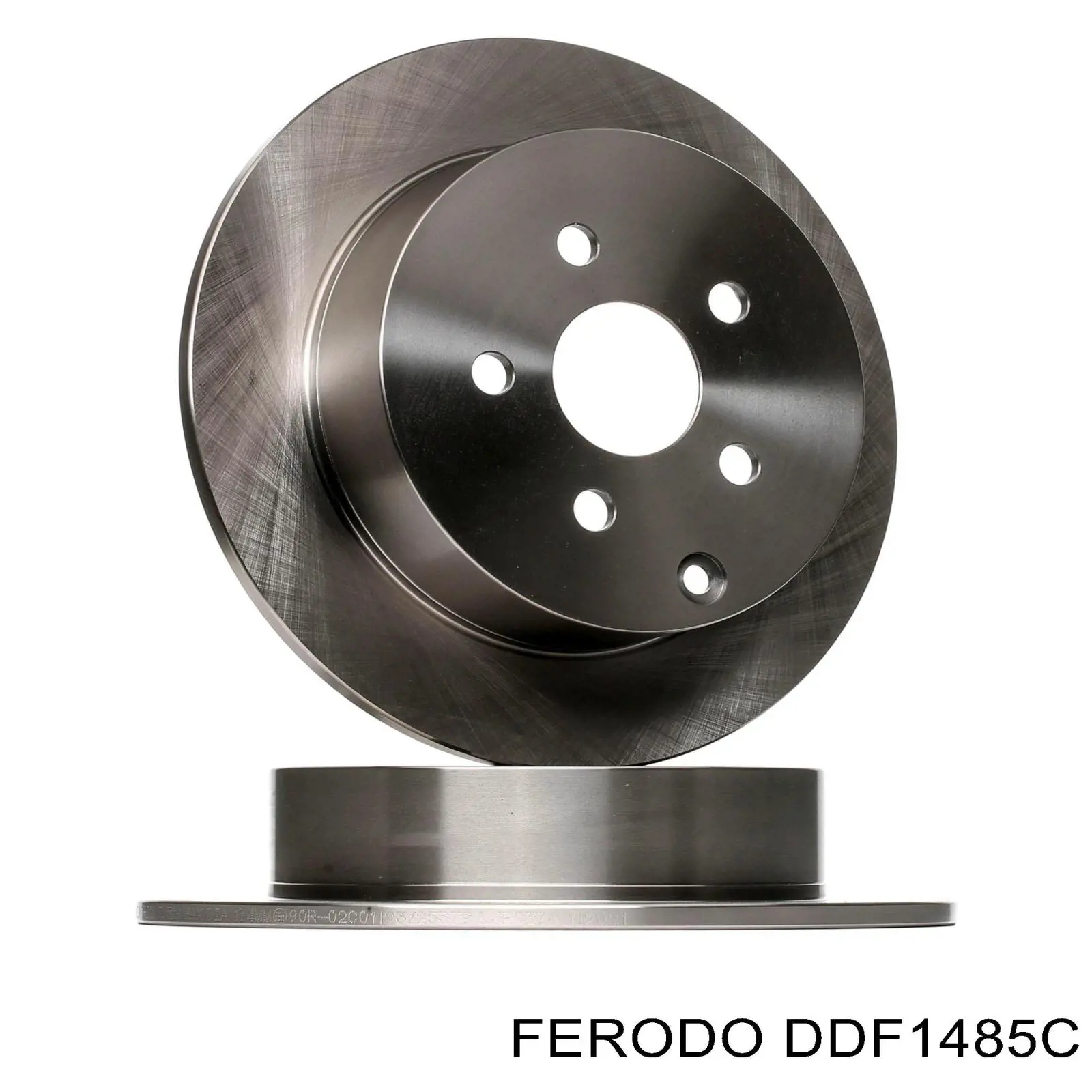 Disco de freno trasero DDF1485C Ferodo