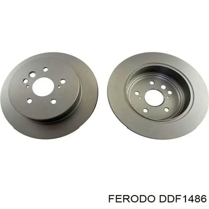 Купить DDF1486 Ferodo Диск тормозной задний
