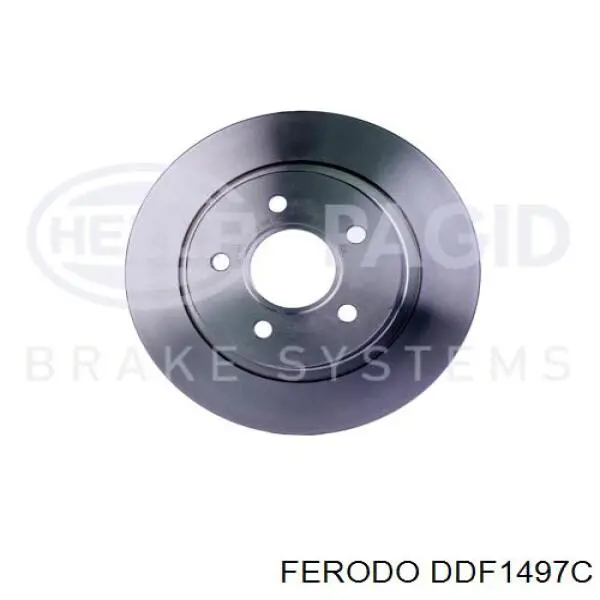 Disco de freno trasero DDF1497C Ferodo