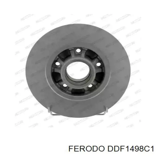 DDF1498C-1 Ferodo disco do freio traseiro