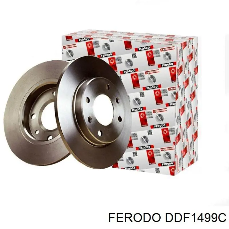 Купить DDF1499C Ferodo Диск тормозной задний