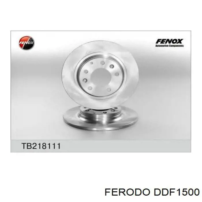 Задний тормозной диск Ferodo DDF1500 цена, от 29.13 USD