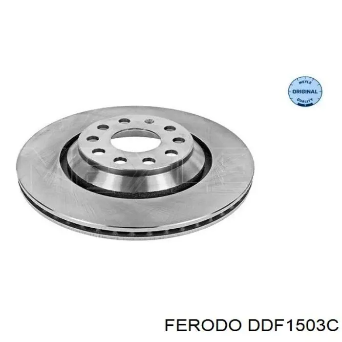 Disco de freno trasero DDF1503C Ferodo
