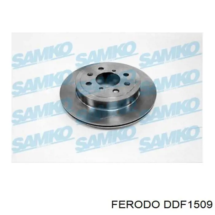 Передние тормозные диски DDF1509 Ferodo
