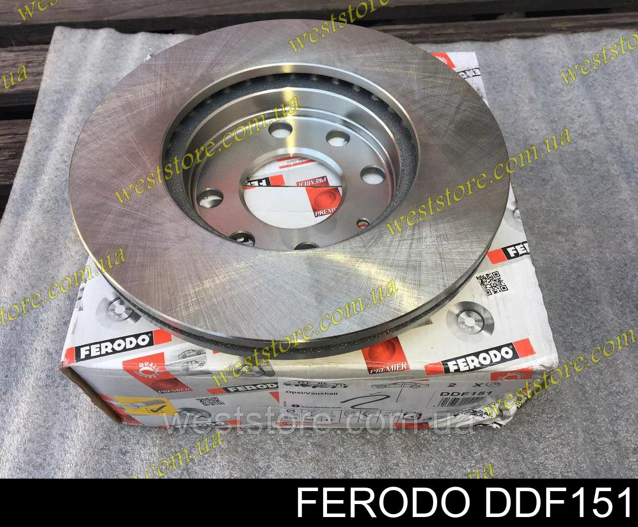 Купить DDF151 Ferodo Ротор тормозной
