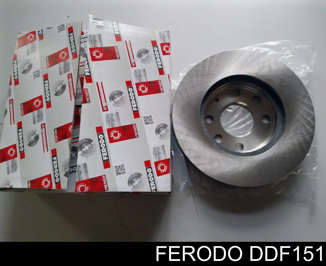 DDF151 Ferodo Диск тормозной передний