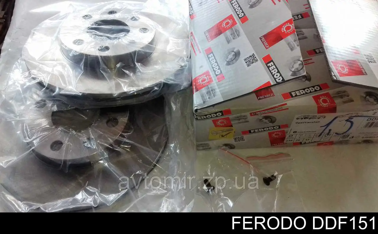 Тормоз дисковый передний Ferodo DDF151 цена, от 21.54 USD