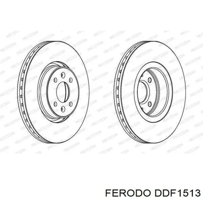 Купить DDF1513 Ferodo Ротор тормозной