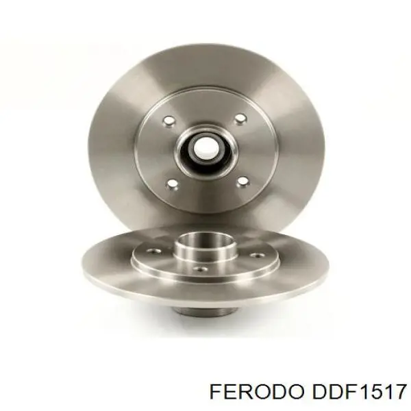 DDF1517 Ferodo диск тормозной задний