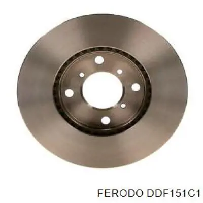 DDF151C1 Ferodo диск тормозной передний