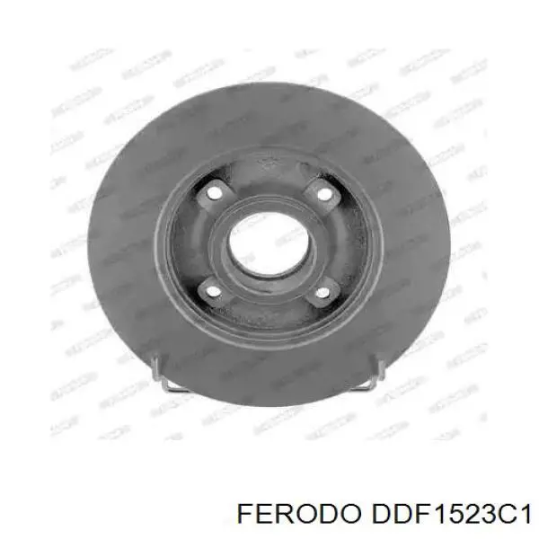DDF1523C1 Ferodo disco do freio traseiro