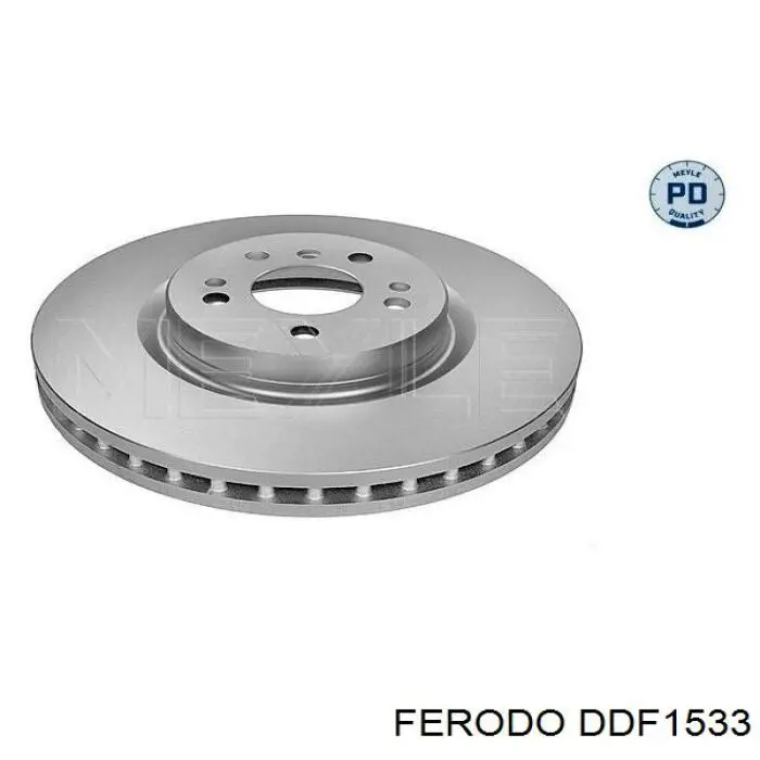 DDF1533 Ferodo диск тормозной передний