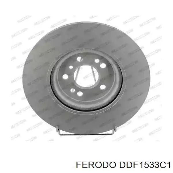 DDF1533C-1 Ferodo disco do freio dianteiro