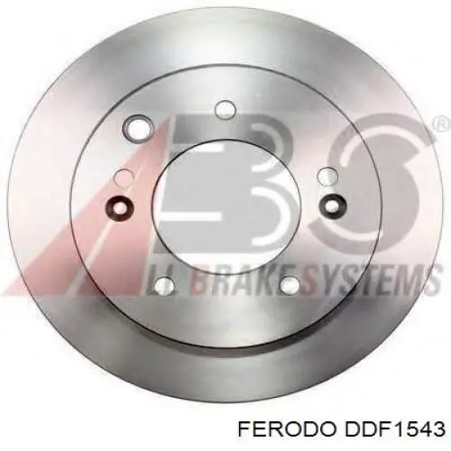 DDF1543 Ferodo диск тормозной задний