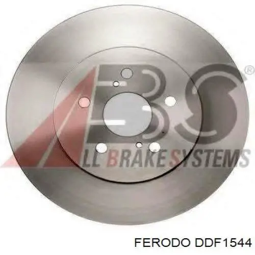 Freno de disco delantero DDF1544 Ferodo