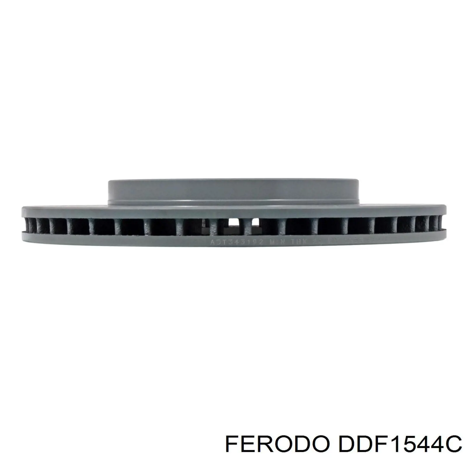 Передний тормозной диск Ferodo DDF1544C
