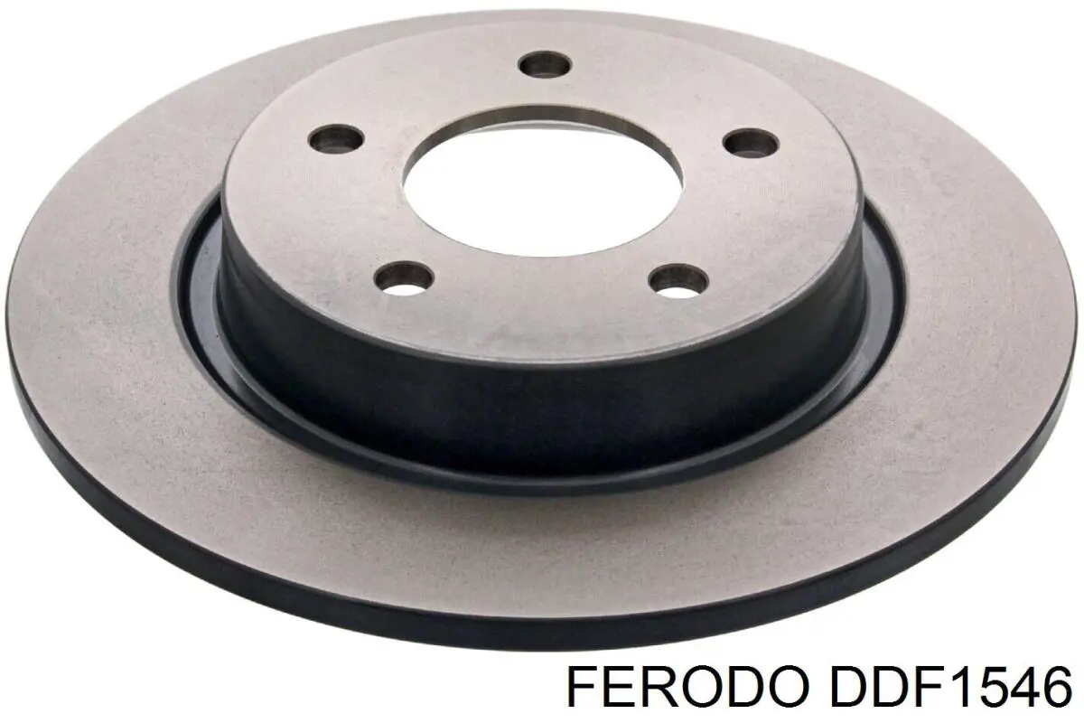 Disco de freno trasero DDF1546 Ferodo
