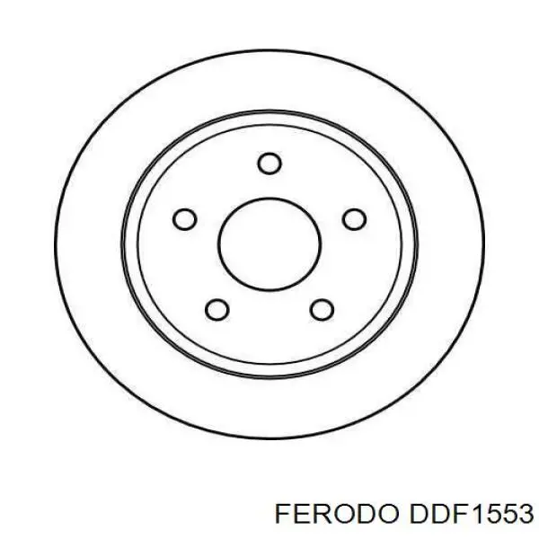 DDF1553 Ferodo Дисковый тормоз