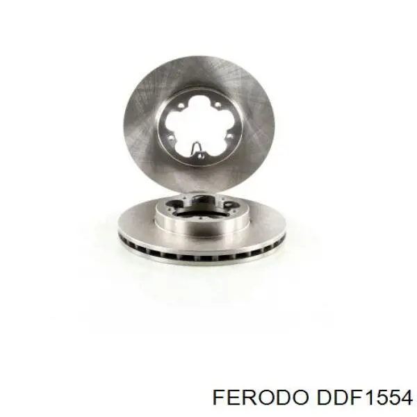 Передние тормозные диски DDF1554 Ferodo