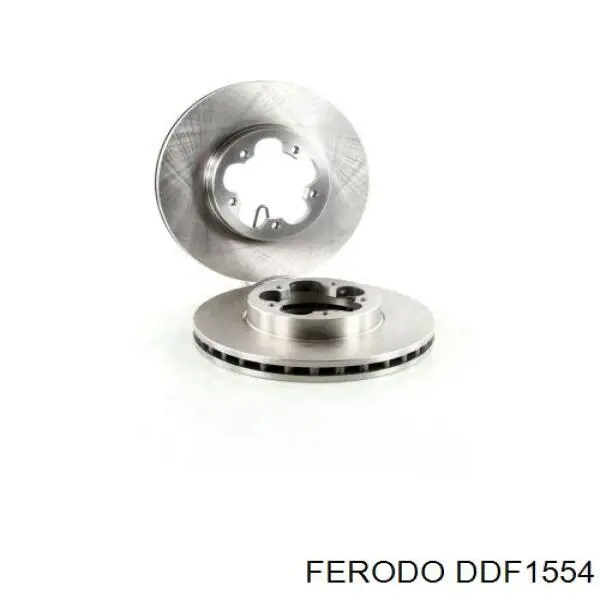 Freno de disco delantero DDF1554 Ferodo
