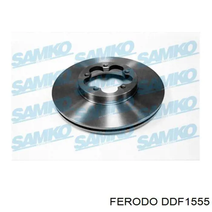 DDF1555 Ferodo Диск тормозной передний