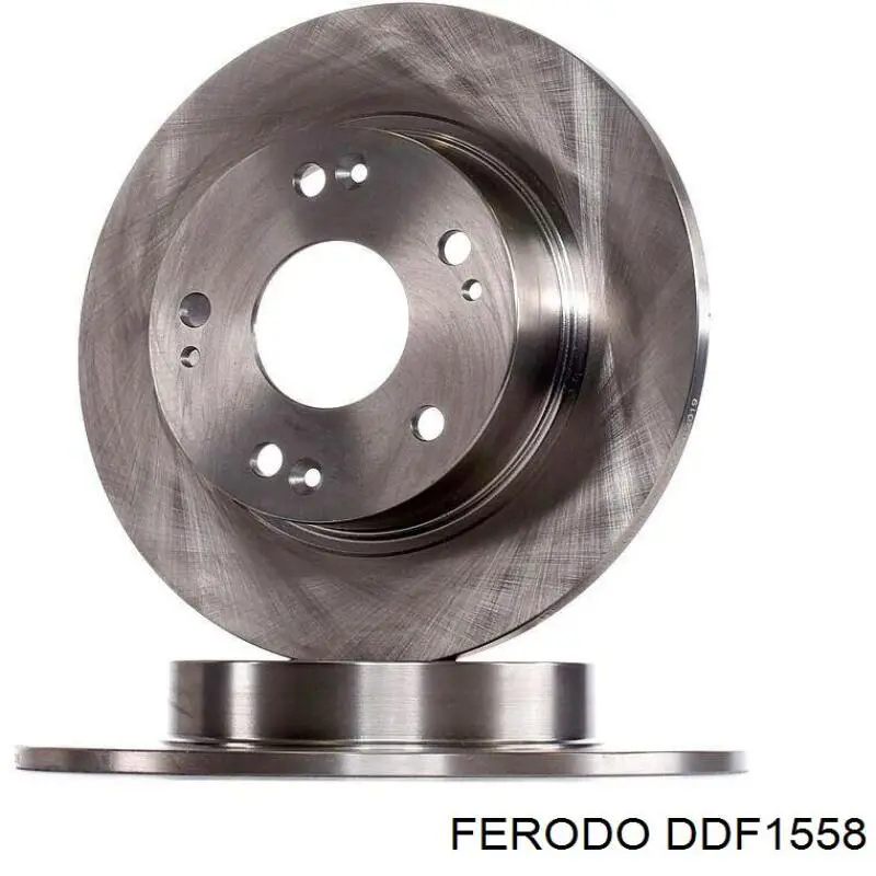 Disco de freno trasero DDF1558 Ferodo