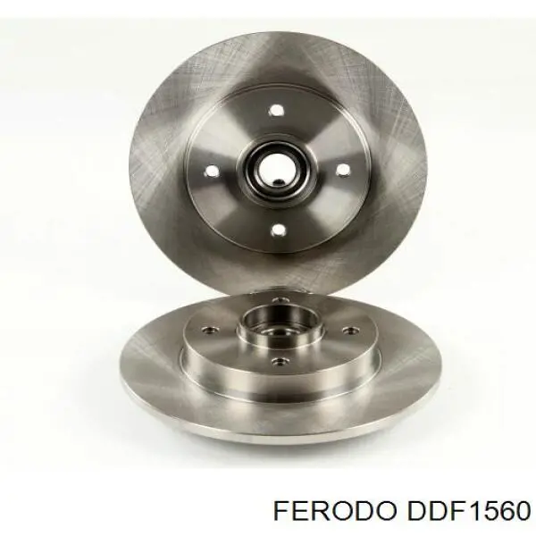 DDF1560 Ferodo диск тормозной задний