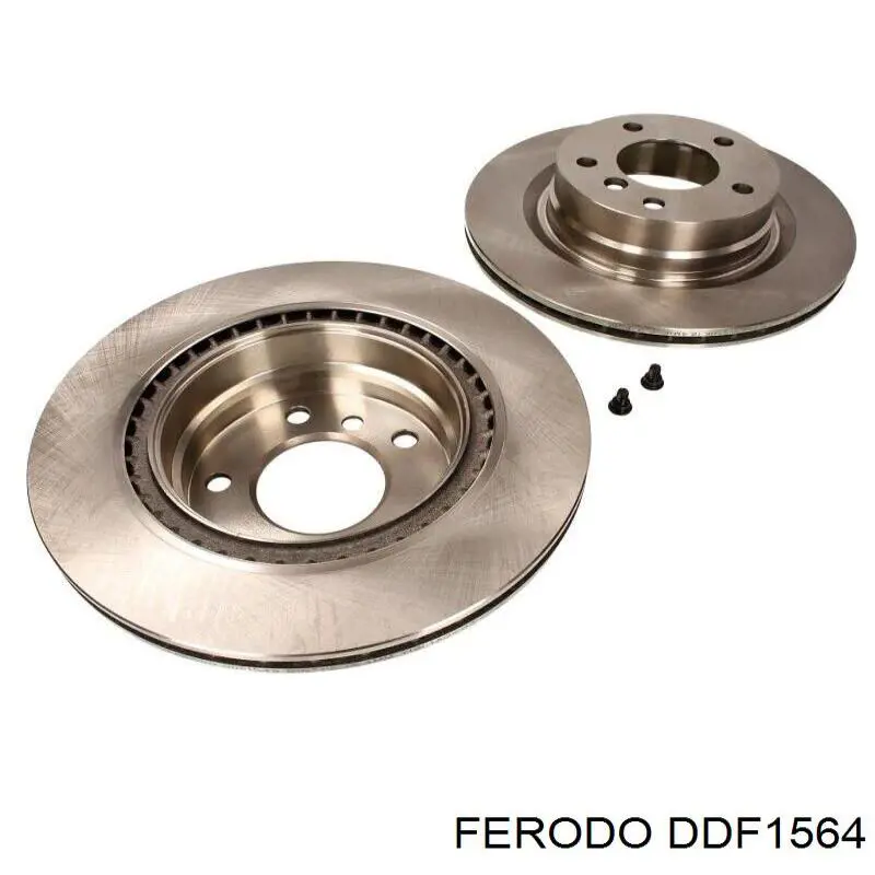 DDF1564 Ferodo диск тормозной задний