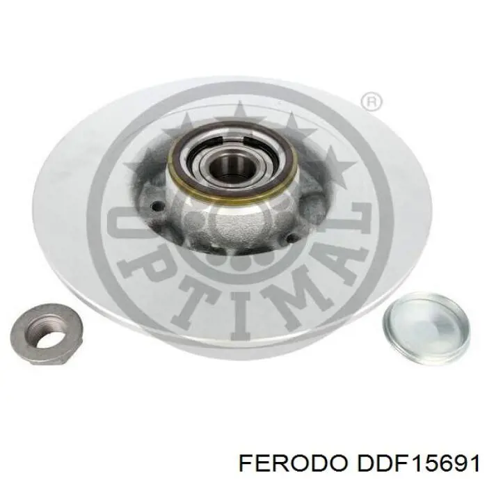 DDF15691 Ferodo Дисковый тормоз