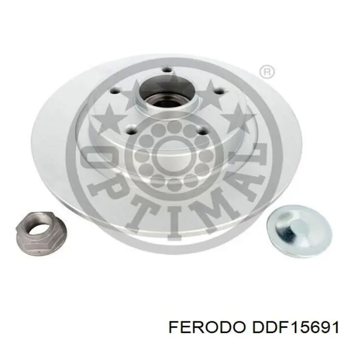 Задний тормозной диск Ferodo DDF15691 цена, от 81.83 USD