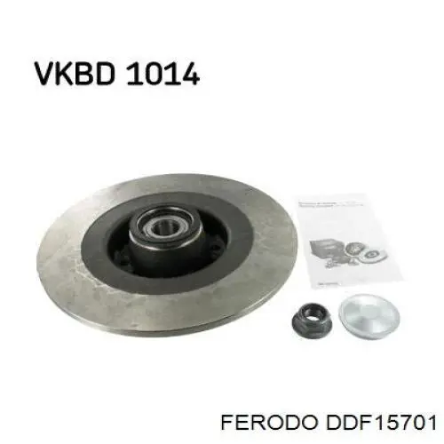 Купить DDF15701 Ferodo Диск тормозной задний