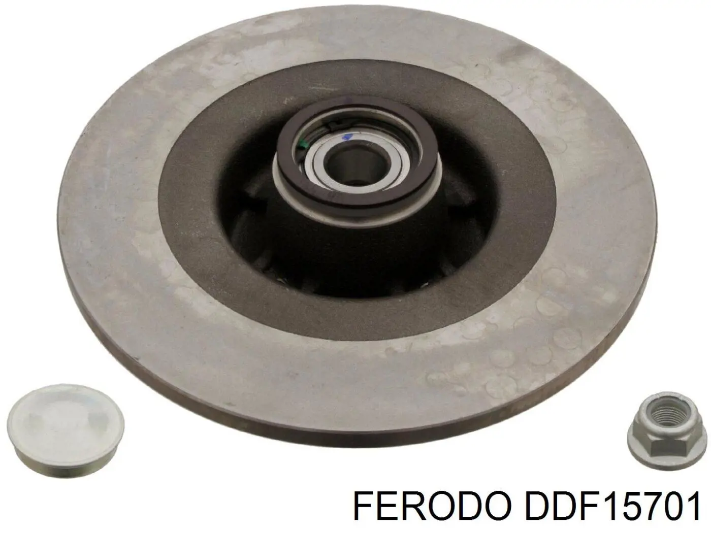 Disco de freno trasero DDF15701 Ferodo